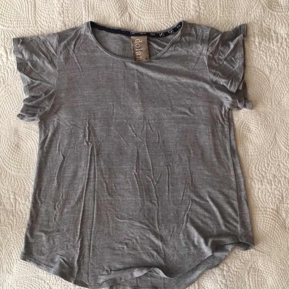 Anthropologie Dolan Left Coast flutter sleeve M